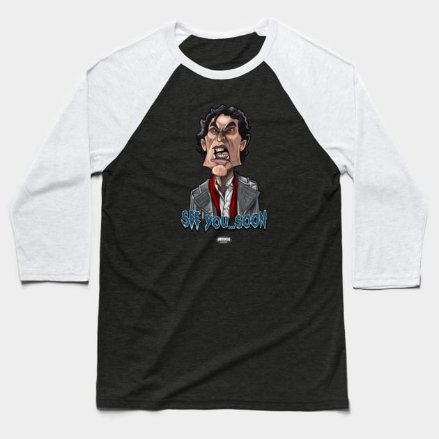 Jerry Dandridge Baseball T-Shirt by AndysocialIndustries